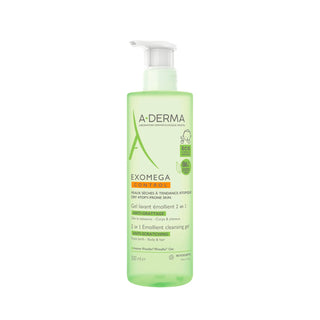 A-Derma Exomega Control 2in1 Emollient Cleansing Gel 500ml